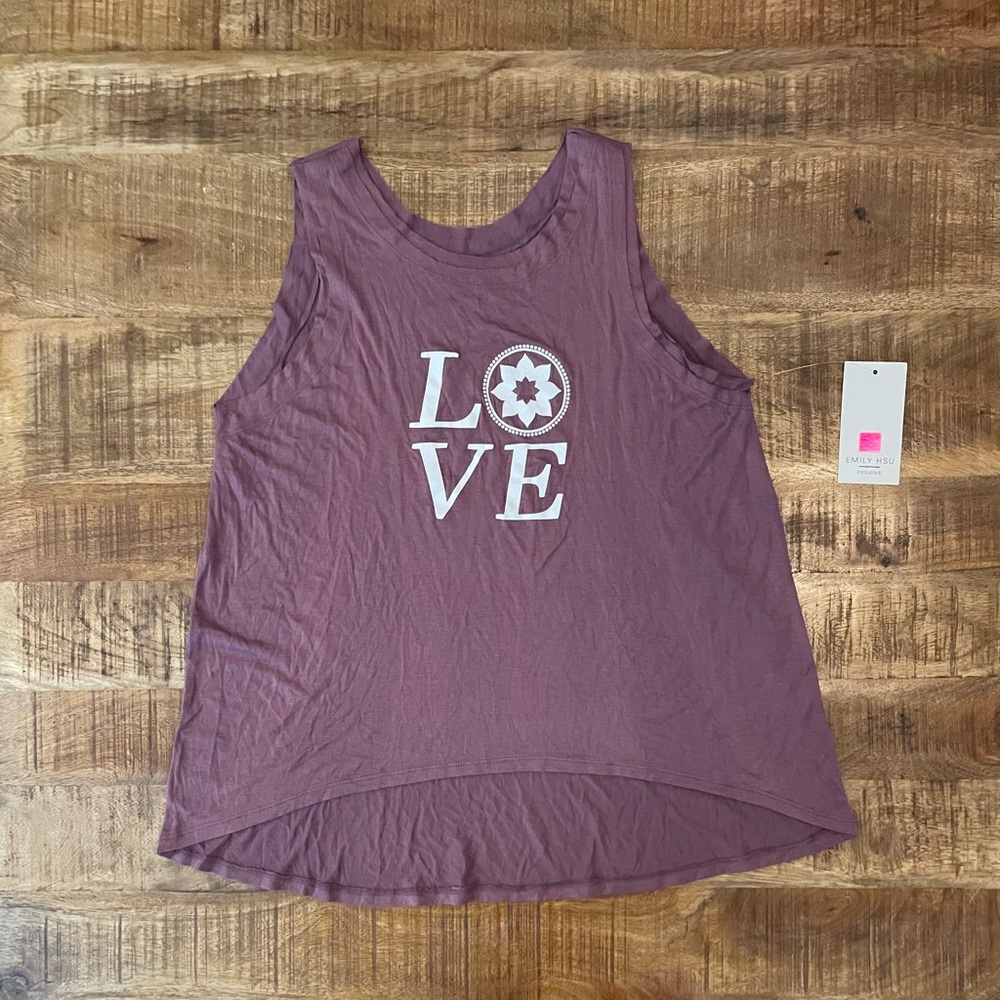 NWT Club Pilates Love Mandala CP Sunday Tank